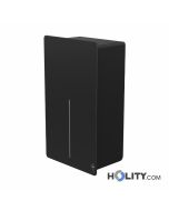 Elektrischer Händetrockner aus Stahl h647_07 - schwarz