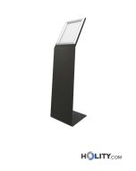 Leggio in metallo verniciato nero h738_40