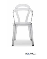 SCAB Designer Stuhl TITÌ h7410 transparent