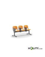 Wartesaalbank 3-Sitzer h776_88