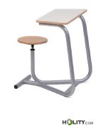 Einteiliger-Schultisch-mit-drehbarem-Hocker-Größe-5-h908_184