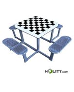 Schachspieltisch-und-4-Sitzbänke-aus-verzinktem-Stahl-h939_33