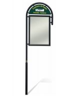 Vertikale Werbetafel Bushaltestelle h140217