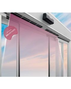 Automatische Tür mit Luftvorhang