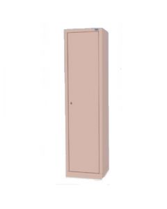 Besenschrank mit 1 Tür aus laminiertem Zink h11109