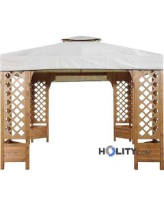 Holz-Pavillon h1432