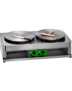 Crêpesgerät Gas 2 Platten 40 cm h0963