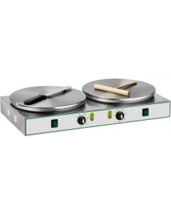 Elektro-Crêpesgerät 2 Platten 35 cm h0962