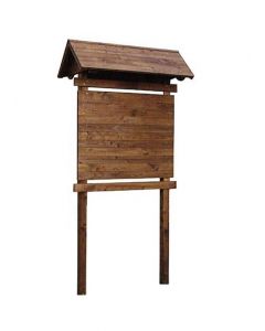 Werbetafel aus Holz für den Aussenbereich h28502