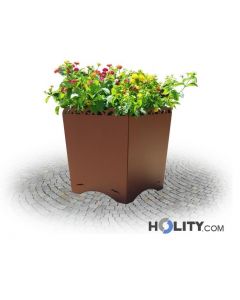Blumenkübel aus Stahlblech h28717