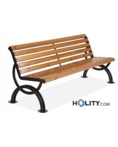 Sitzbank-mit-Holzplanken-h14017