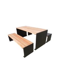 Set Picknick Tisch mit Bänken h109211