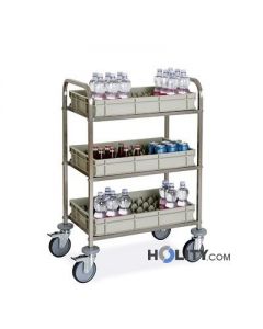 Minibar-Auffüllwagen mit 3 Ablageflächen h2278