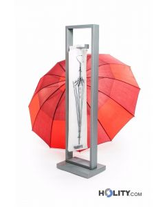 Aufsteller aus Edelstahl für Regenschirmbeutel h35802