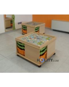 Mobiler-Schrank-auf-Rädern-mit-Spielplatte-h40226