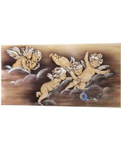 Dekoratives-Bild-mit-Relief-Effekten-und-Silberfolie-h11954
