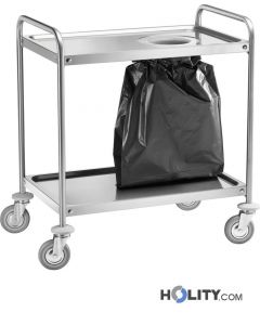 Servierwagen -mit-Entladeöffnung-h09-214