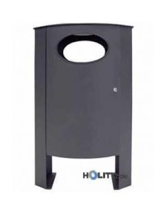 Abfallbehälter-mit-Aschenbecher-105-Liter-h10932