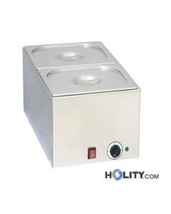 Bain-Marie-Tischgerät-mit-2-GN-Behältern-1/2-h11022