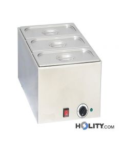 Bain-Marie-Speisenwärmer-mit-drei-GN-1/3-Behältern-h11023