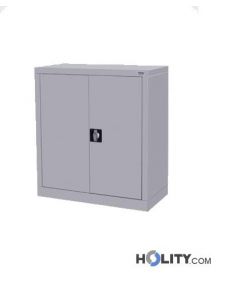 Niedriger-Metallschrank -mit -zwei -Türen -h11113