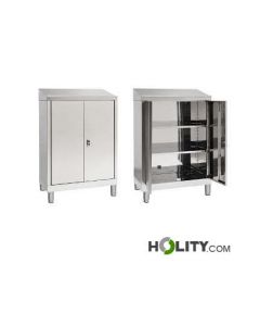 Edelstahl-Stehpultschrank-AISI-430-mit-2-Türen-h111_77