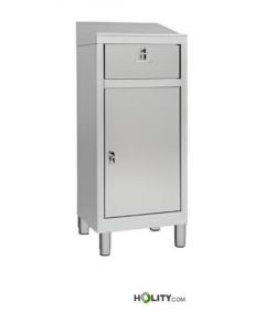 Edelstahl-Schreibschrank-mit-Schublade-1-Tür-AISI430-h111_81
