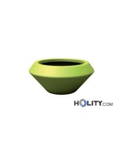 Vase-aus-glattem Polyethylen-h12713
