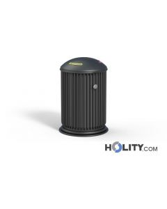 Mülltrennbehälter für die Fußgängerzone h140132 - Bild 2