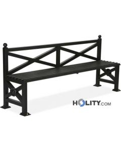 Sitzbank aus Metall h140190