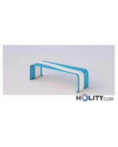 Sitzbank als Stadtmobiliar in modernem Design h140_323