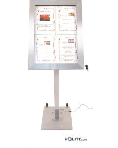 Speisekartenhalterung mit LED für Restaurant h14814