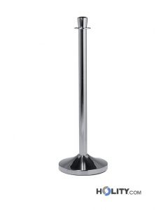 Kordel-Absperrsäule-aus-verchromtem-Edelstahl-h14869