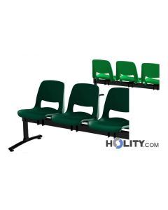 Sitzbank aus Polypropylen - 4 Plätze h15907