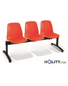 Sitzbank aus Kunststoff 3 Plätze h15923