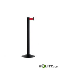 Aluminium-Abgrenzpfosten-mit-Band-h16206