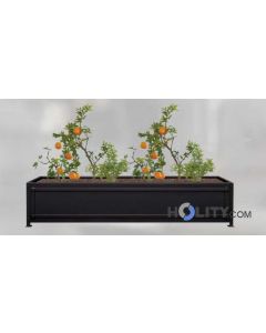 Blumentopf aus verzinktem Stahl h168114