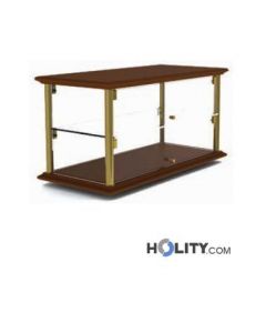 Holzvitrine-für-Croissant-mit-2-Einlegeböden-h16907