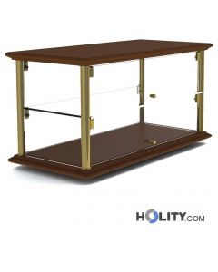 Holzvitrine-für-Croissants,- 2- Etagen- h16909