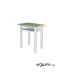 Schultisch-mit-Ablage-aus-Blech-h17238