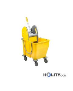 Profi Reinigungswagen mit Doppelwanne h2076