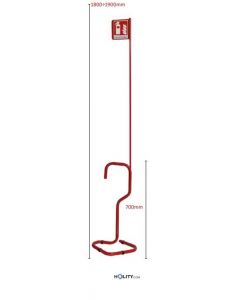 Feuerlöscherständer-mit-Schild-h214_51