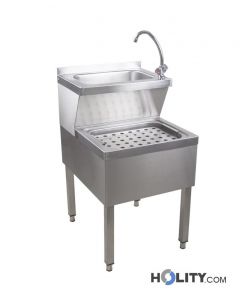 Handwaschbecken aus Edelstahl h21526
