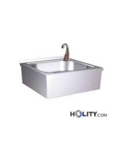 Wandhandwaschbecken Edelstahl AISI 304 h21886