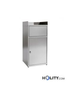 Abfallcontainer-mit-Tablettablage-für-Self-Service-h22_183