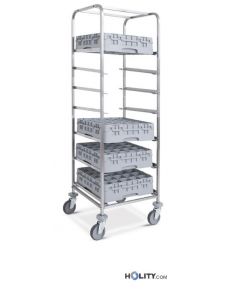 Transportwagen für Spülmaschinenkörbe h22_202