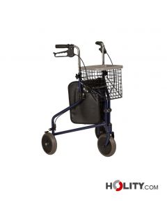 Klappbarer-dreirädriger-Rollator-h23017