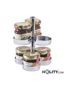 Marmeladenständer-aus-Stahl-für-Hotelbuffet-h24242