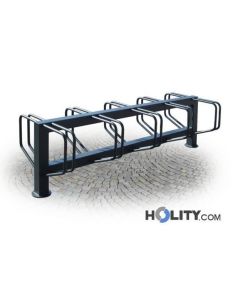 Fahrradständer grau anthrazit zweiseitig h28748