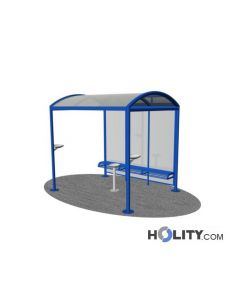 Raucherunterstand als Stadtmobiliar h28772